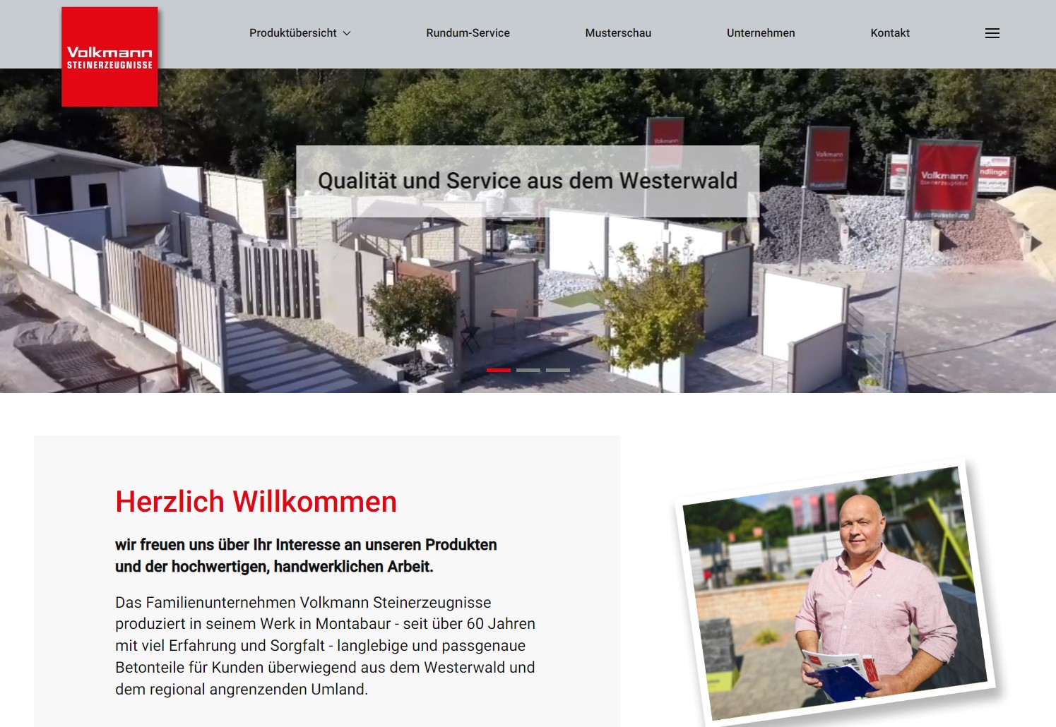 Referenzen zu Dirk Heuser Consulting - Volkmann Steinerzeugnisse